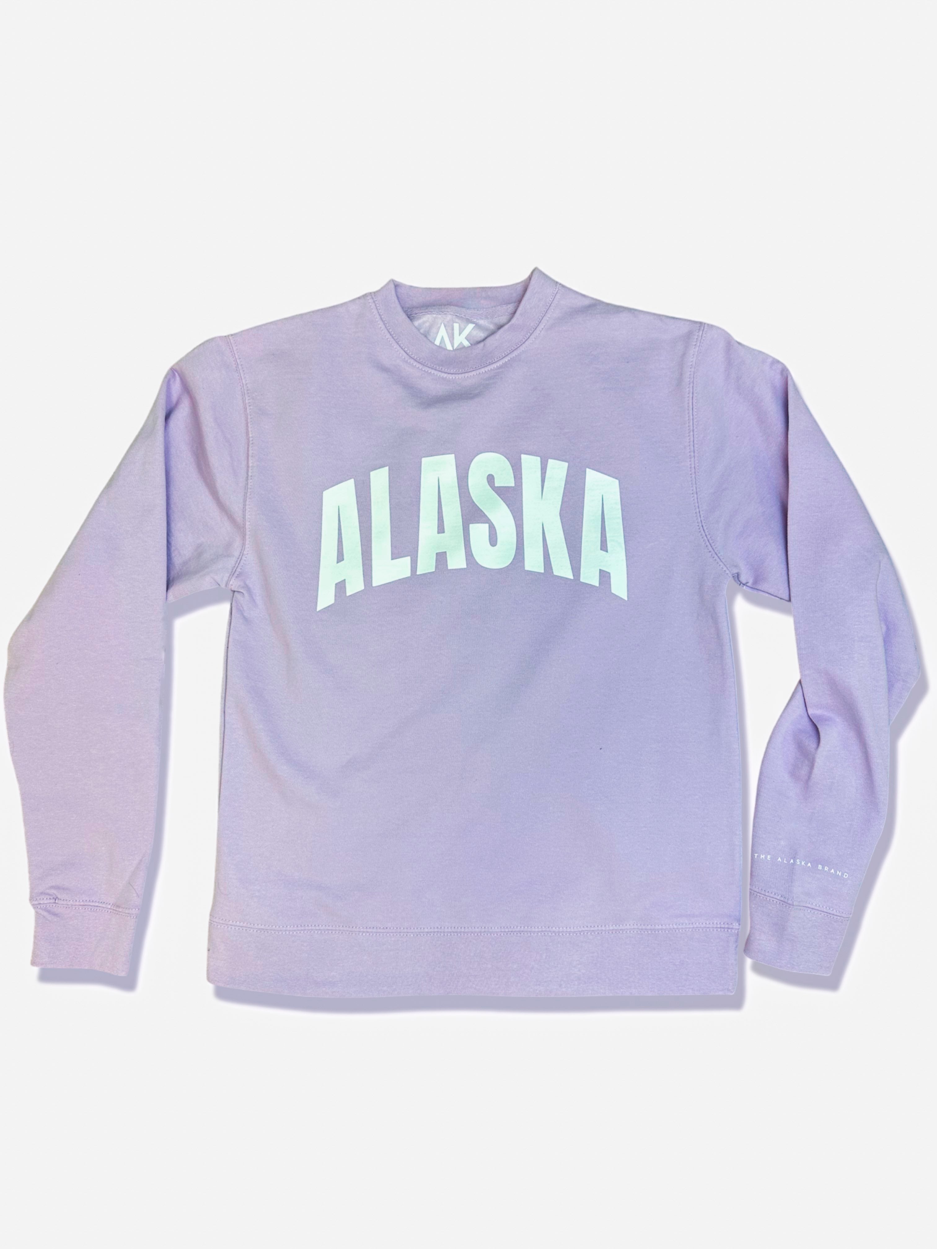 The Alaska Brand Pastel Crewneck - Light Pink