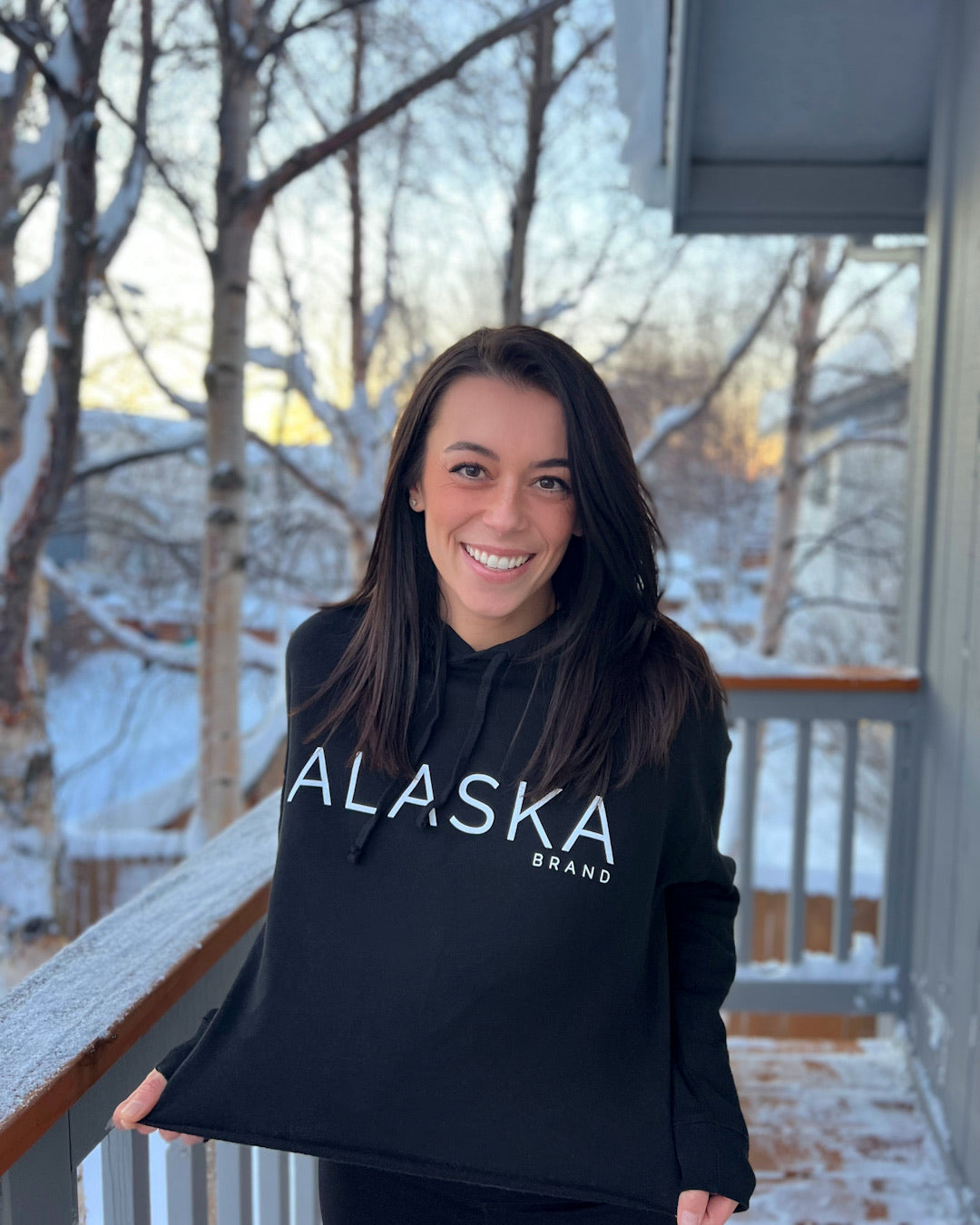 Anchorage AK Crop sale Sweatshirt