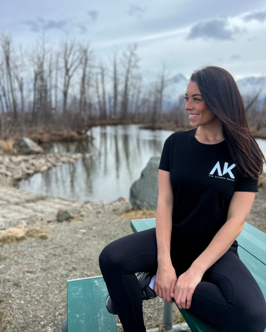 The Alaska Brand T-Shirt - Black (Women's)