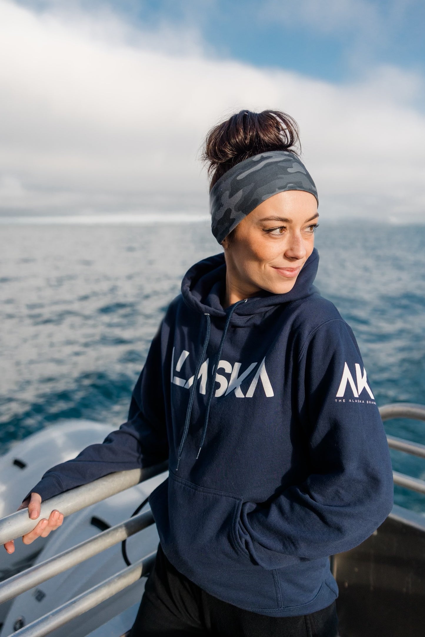 The Alaska Brand Hoodie - Midnight Blue