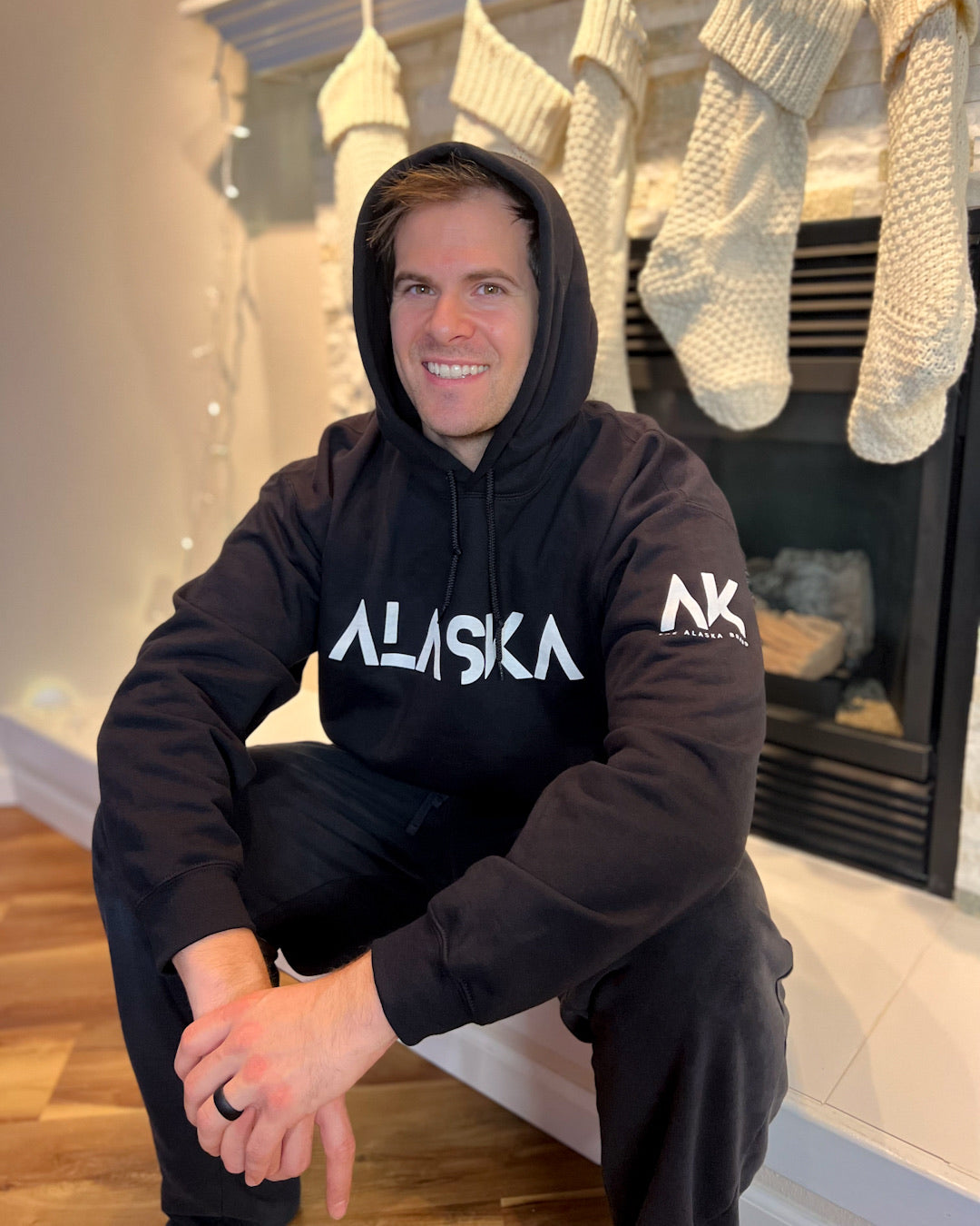 The Alaska Brand Hoodie Black