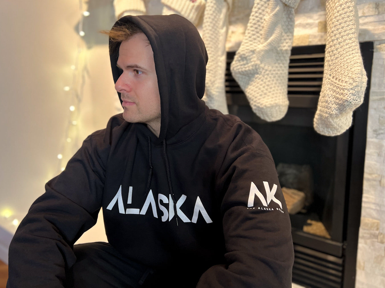 Alaska Black + White Men's Hoodie - The Alaska – The LLC