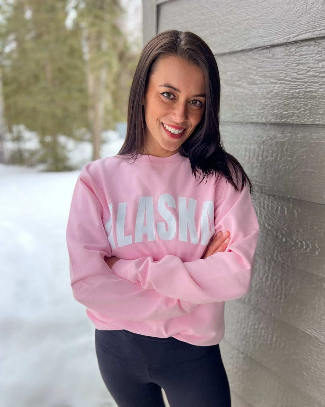 Soft pink online sweatshirt